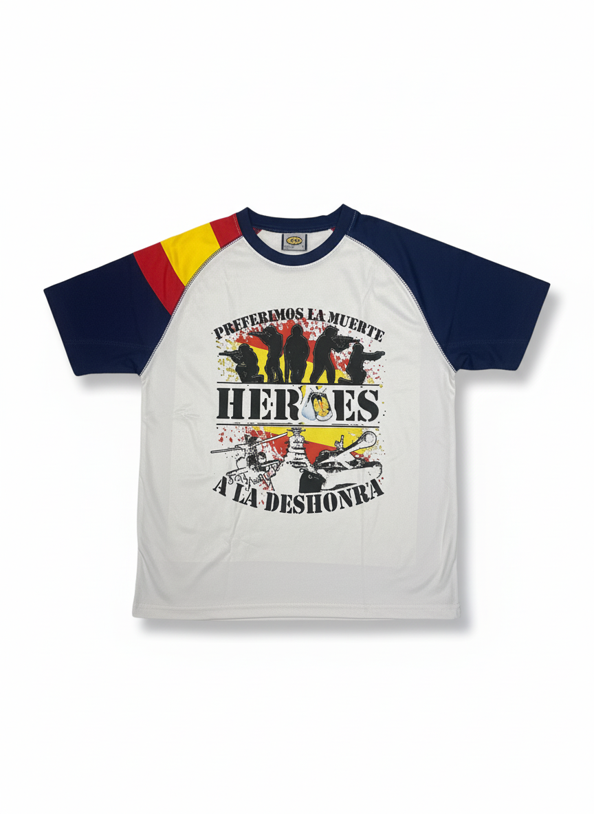 Camiseta Técnica Héroes Azul