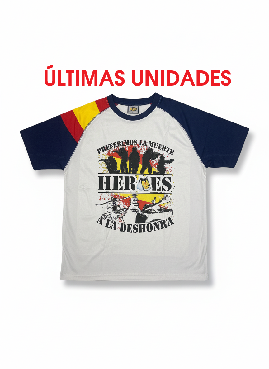 Camiseta Técnica Héroes Azul