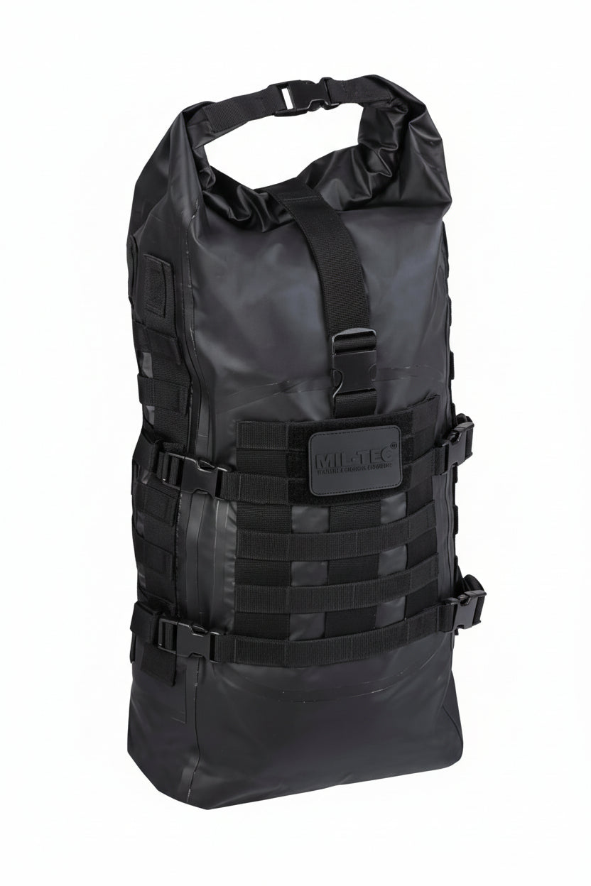 Mochila Tactica estanca miltec negra 35L