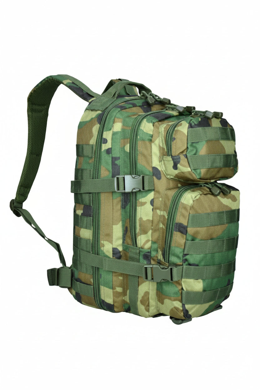 Mochila Táctica Militar Grande Miltec Camuflaje Boscoso 36 litros