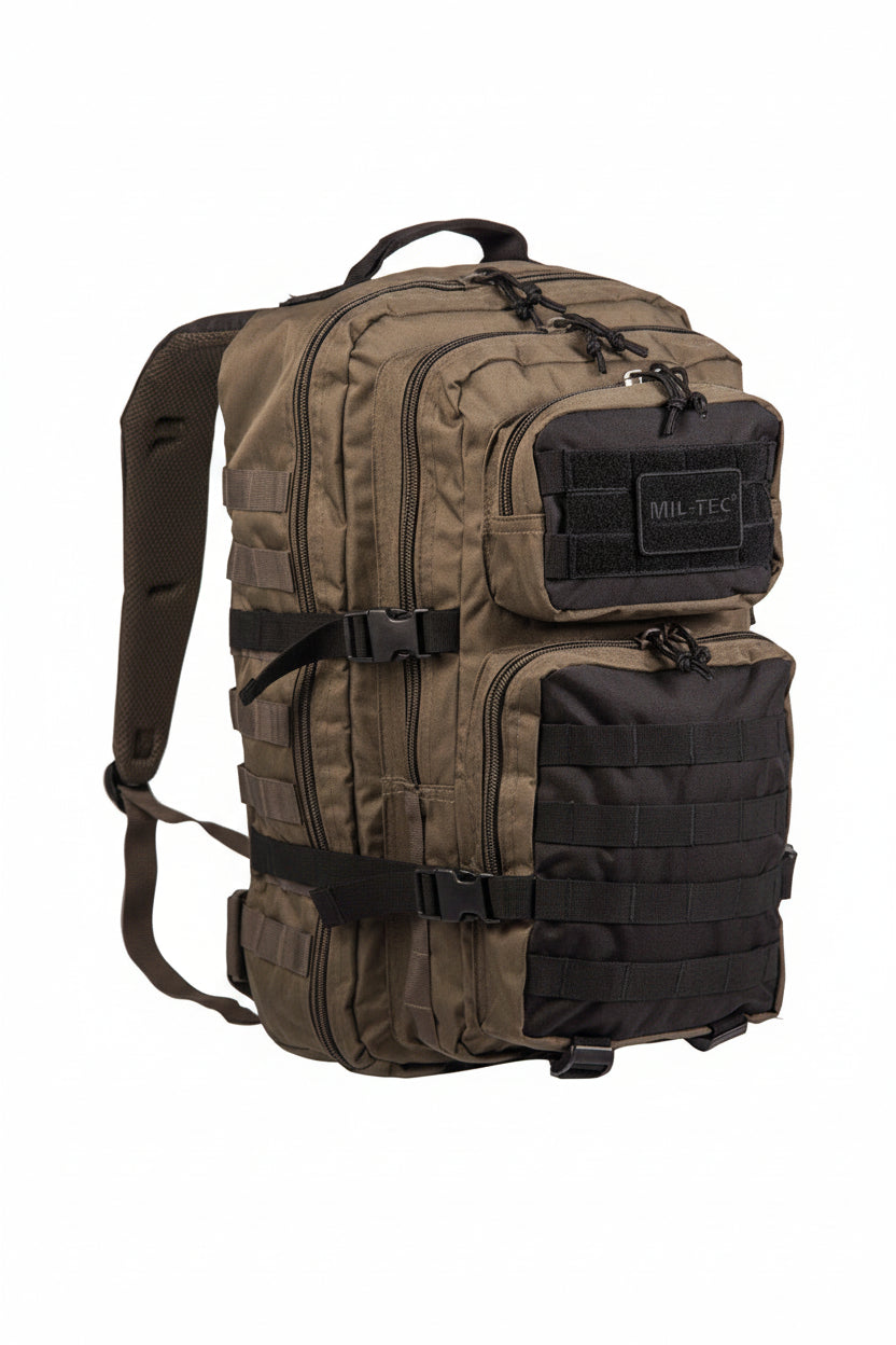 Mochila Táctica Militar Grande Miltec Negra Verde 36 litros