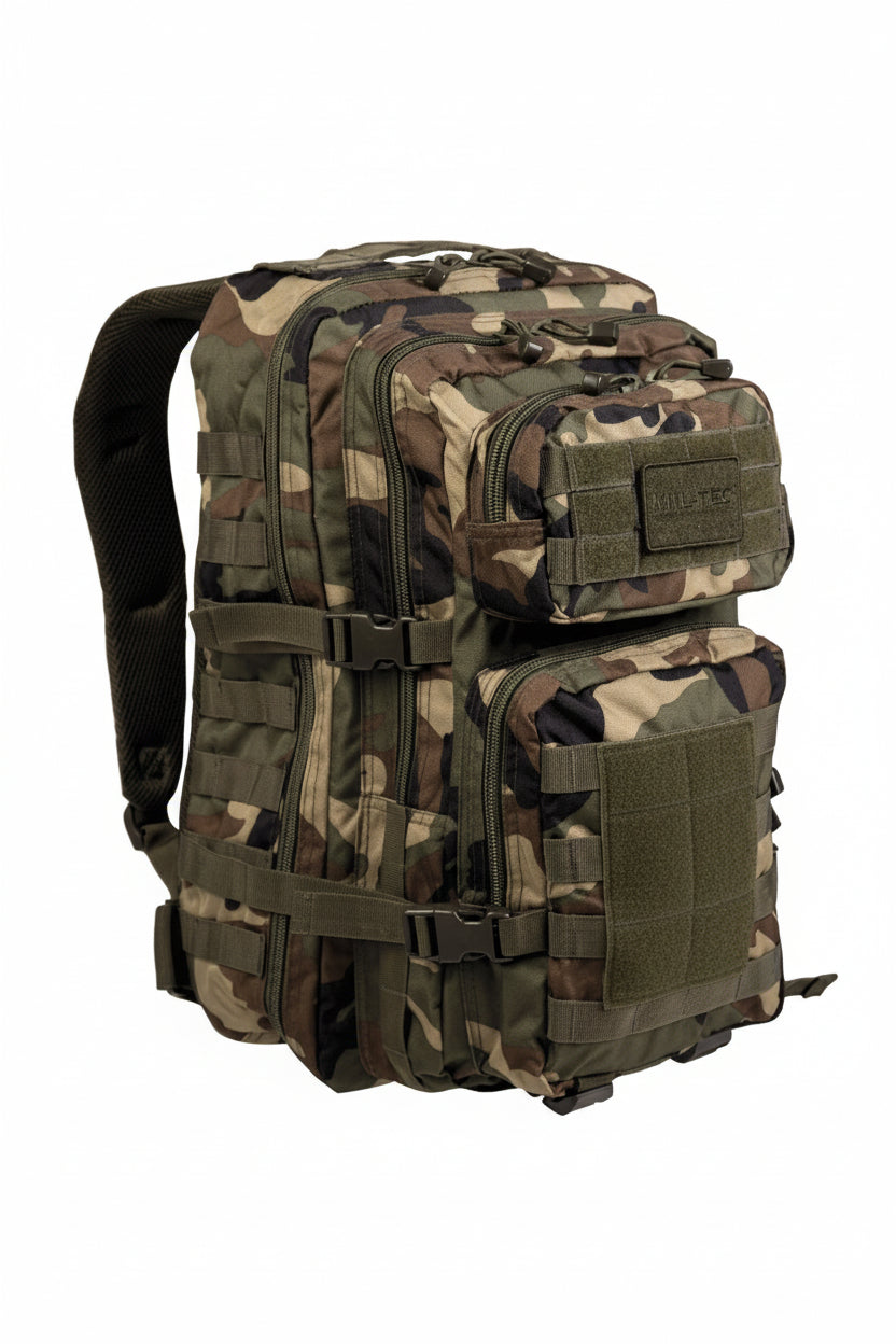 Mochila 36 Litros Táctica Militar Grande Miltec Camuflaje LG Estadounidense