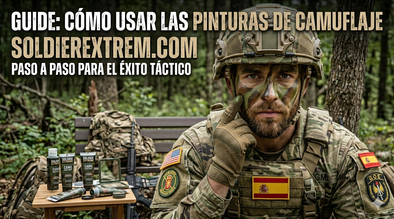 Como usar las pinturas de camuflaje