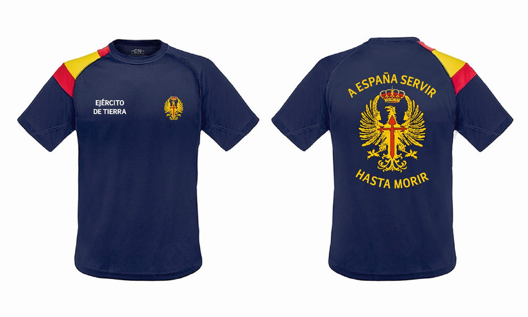 Camiseta Ejercito de Tierra Azul Marino