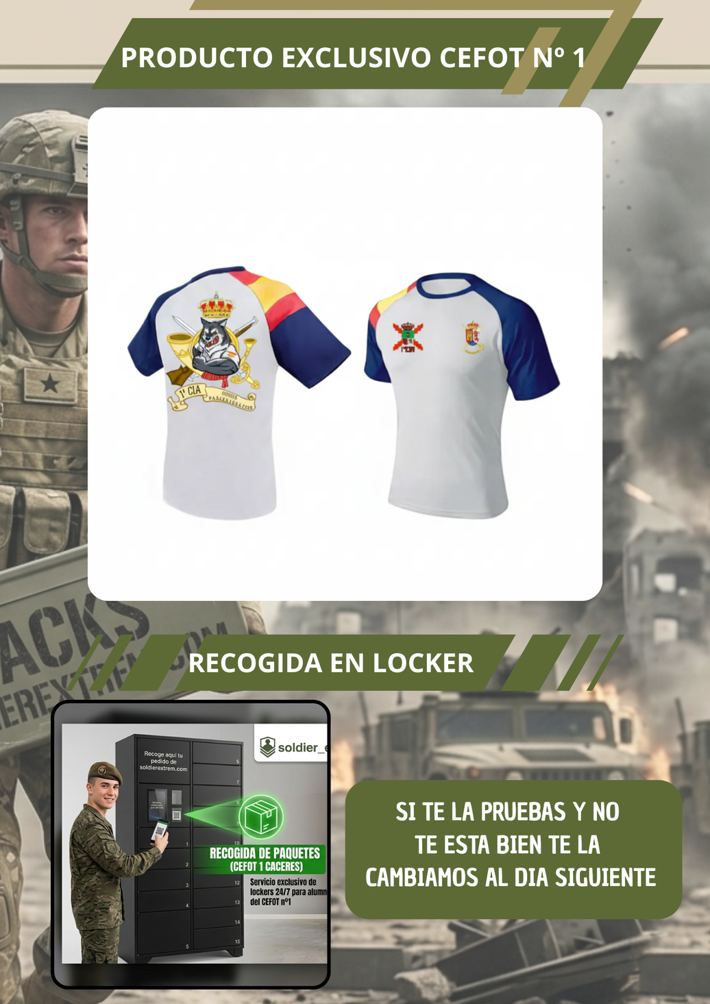 Camisetas Compañia CEFOT 1 OFERTA CEFOT 1