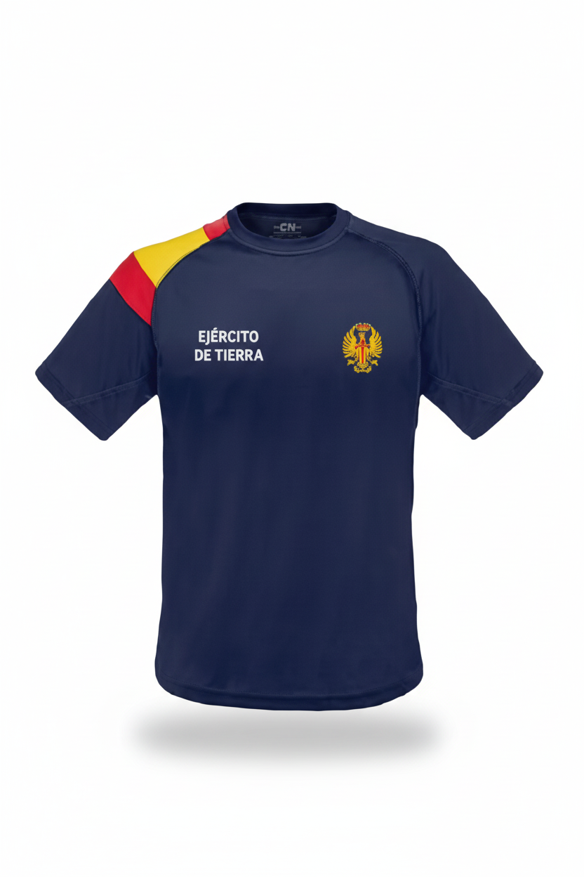 Camiseta Ejercito de Tierra Azul Marino