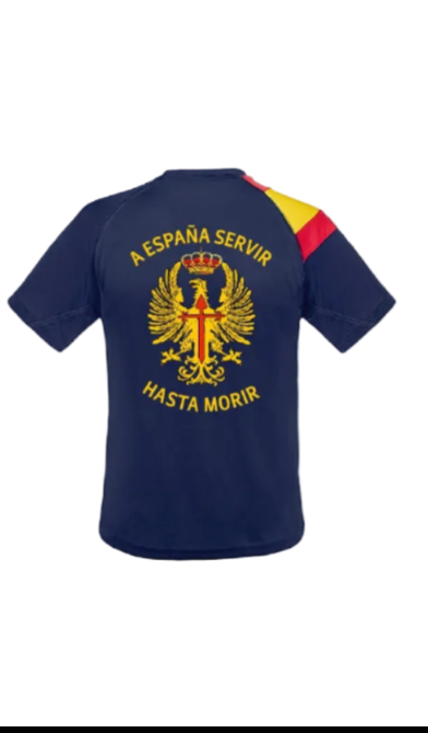 Camiseta Ejercito de Tierra Azul Marino