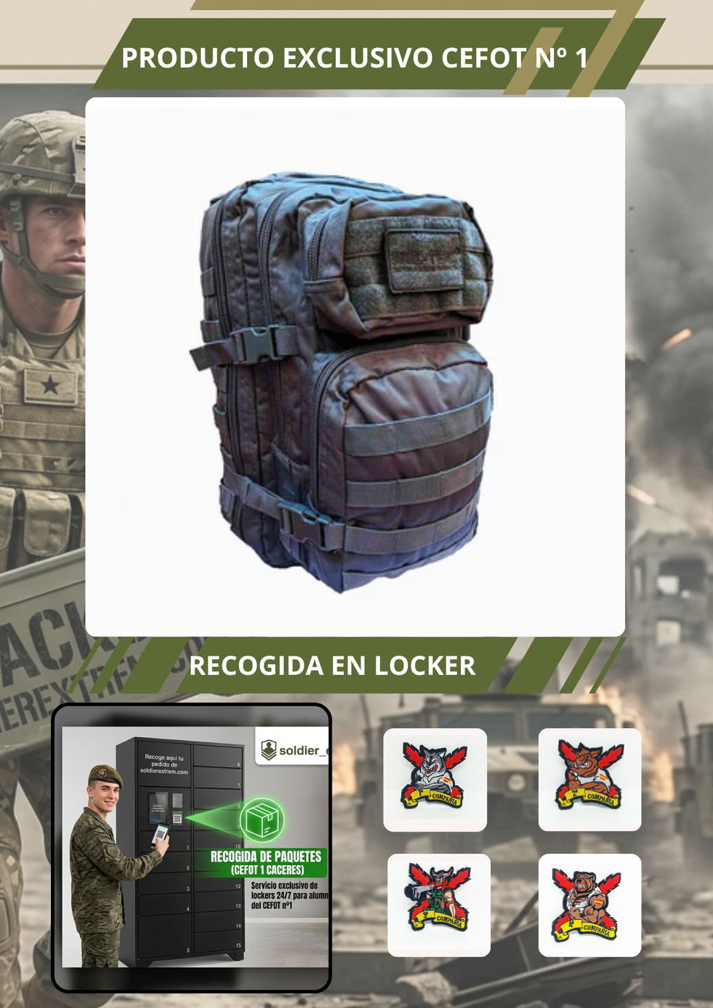 Mochila Táctica Militar Grande Miltec Gris 36 litros OFERTA CEFOT 1