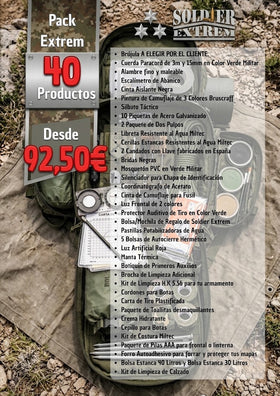 Pack acceso al Ejército - Acceso CEFOT - Extrem (40 Productos)