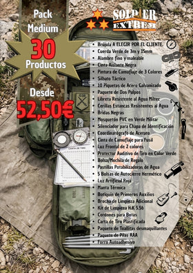 Pack acceso al Ejército - Acceso CEFOT - Medium (30 Productos)