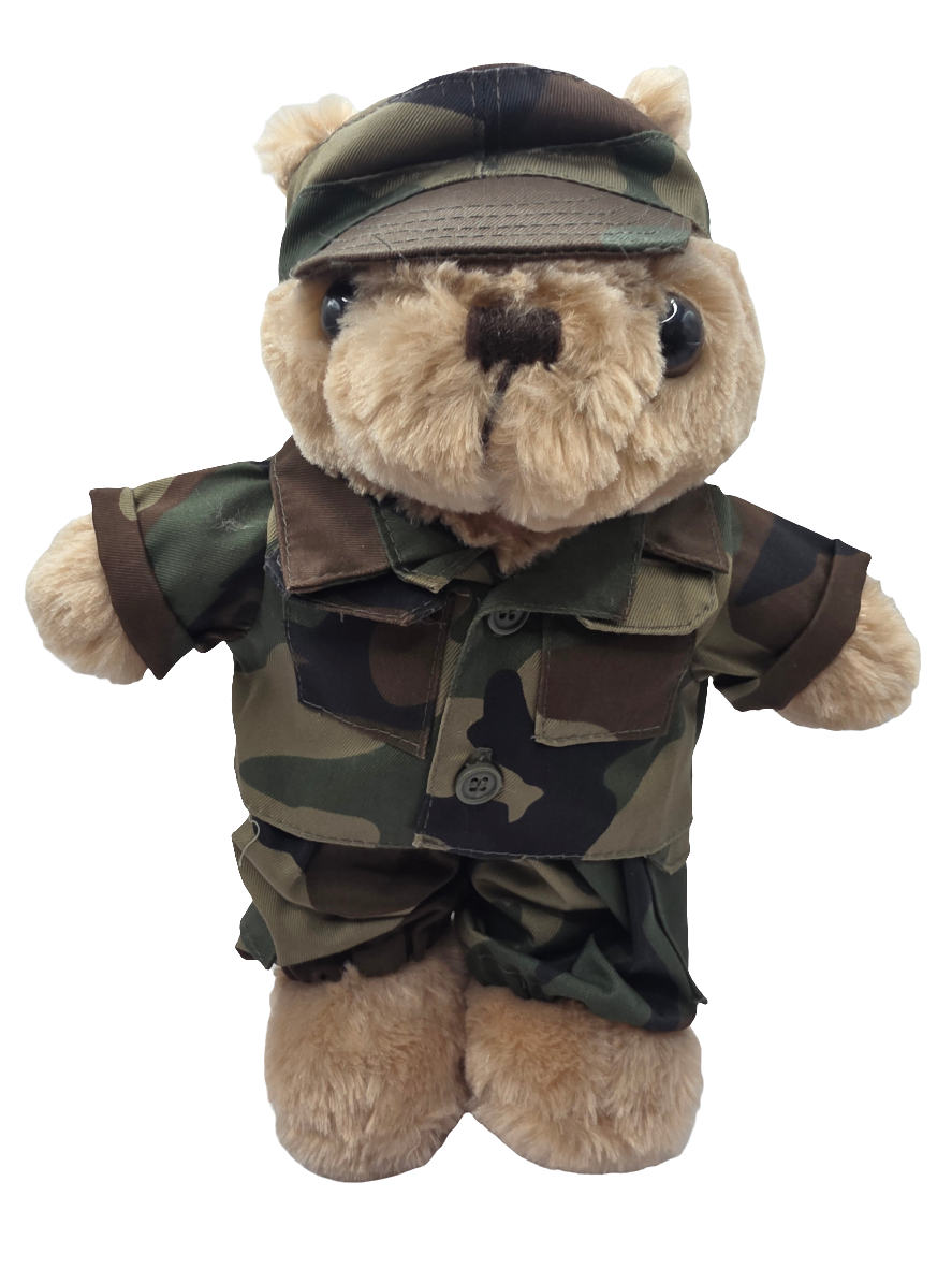 Osito De Peluche Militar
