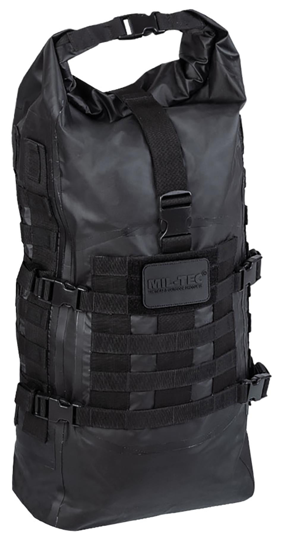 Mochila Tactica estanca miltec negra 35L