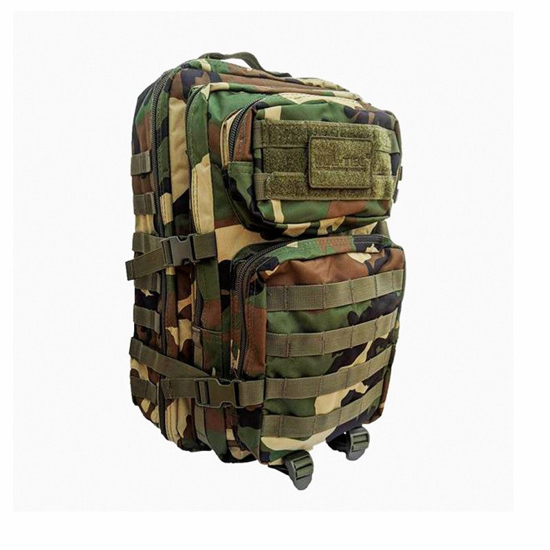 Mochila 36 Litros Táctica Militar Grande Miltec Camuflaje Boscoso